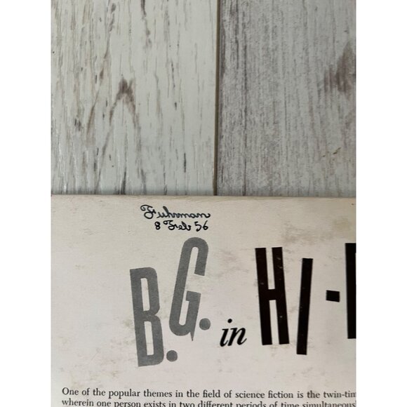 B.G. In Hi-Fi Vinyl Record By Benny Goodman & His Orchestra W-565 Vintage Album - Picture 4 of 5